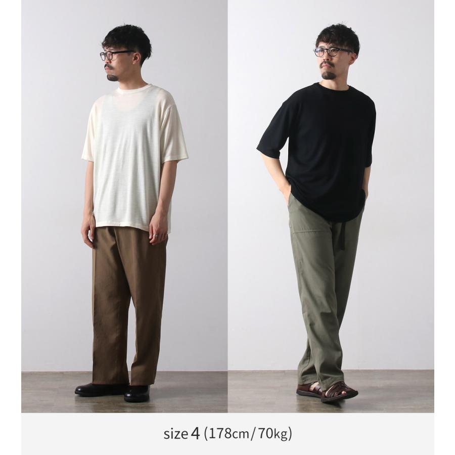 LIFiLL（リフィル） ウーリッシュTシャツ 日本製 / ウール メンズ 半袖 | LIFiLL | 08
