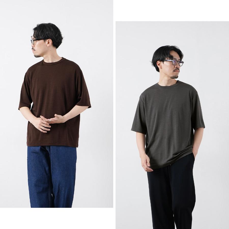 LIFiLL（リフィル） ウーリッシュTシャツ 日本製 / ウール メンズ 半袖 | LIFiLL | 09