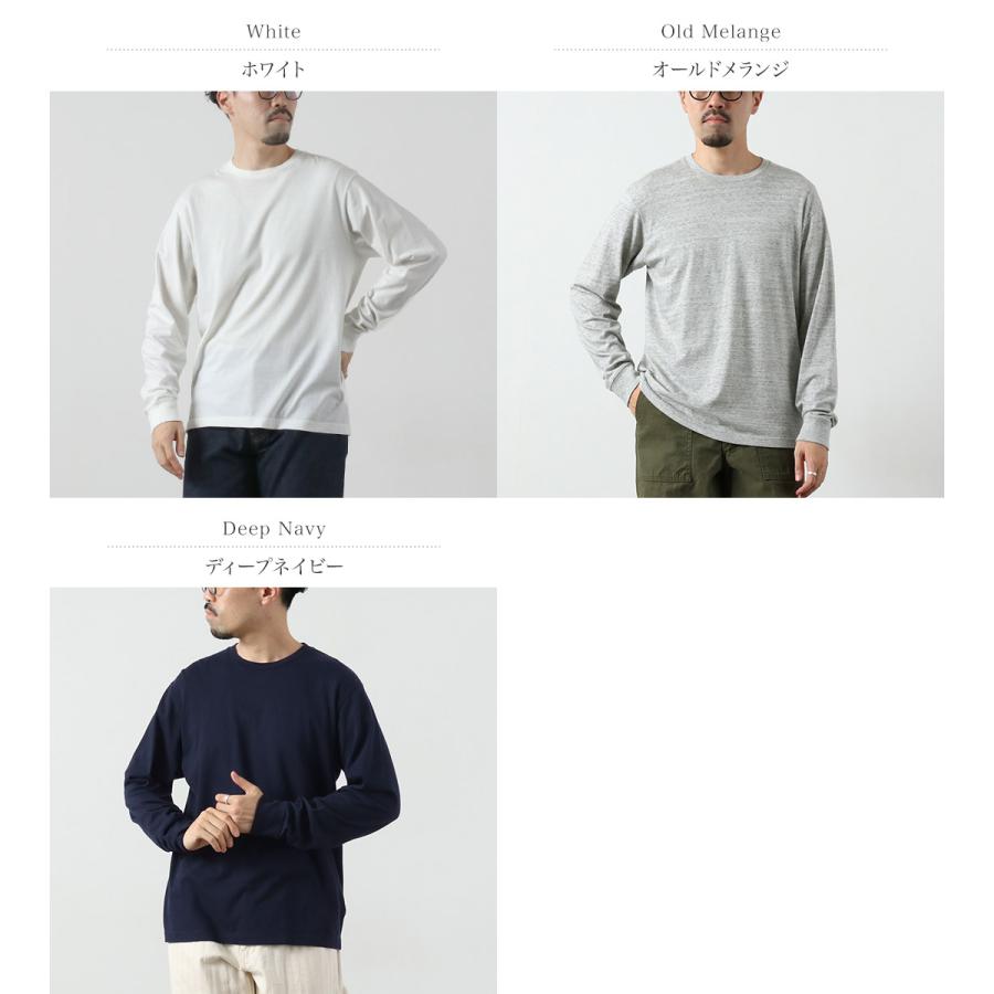 FILMELANGE（フィルメランジェ） エヴァンス ニューリンダ天竺 ロングスリーブTシャツ / 長袖 メンズ 綿 コットン 日本製 EVANS | FilMelange | 04