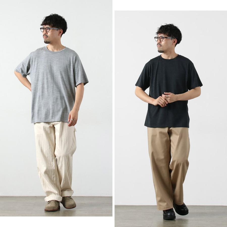 FILMELANGE（フィルメランジェ） ウォルフ ニュージーランドメリノウール天竺 Tシャツ / 半袖 メンズ トップス | FilMelange | 14