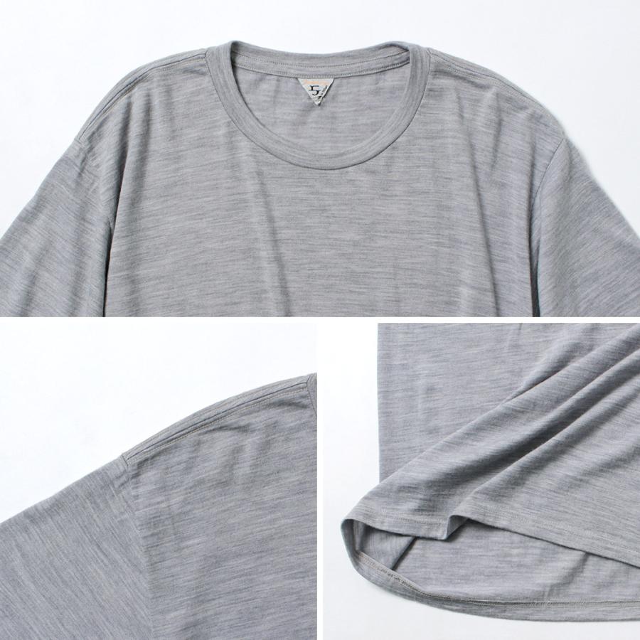 FILMELANGE（フィルメランジェ） ウォルフ ニュージーランドメリノウール天竺 Tシャツ / 半袖 メンズ トップス | FilMelange | 15