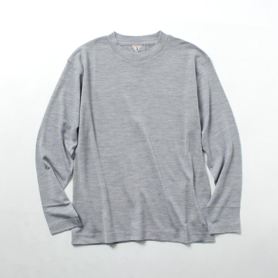 FILMELANGE（フィルメランジェ） ウッズ ニュージーランドメリノウール天竺 ロングスリーブTシャツ / メンズ 長袖 ロンT ウール | FilMelange | 05