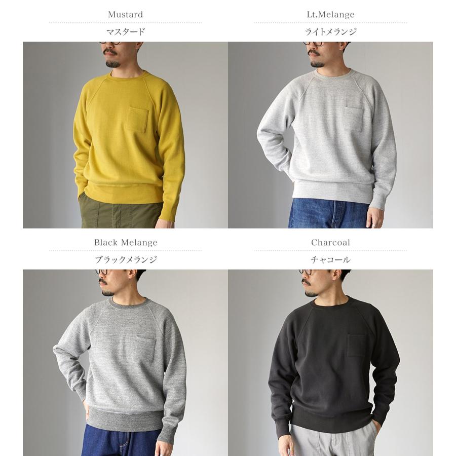 FILMELANGE（フィルメランジェ） バード カンピオーネ裏毛 クルーネックスウェット / メンズ 裏起毛 日本製 | FilMelange | 05