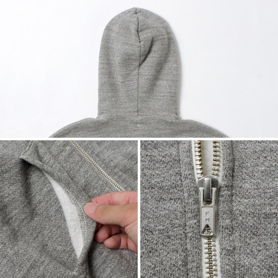 FILMELANGE（フィルメランジェ） シェリフ カンピオーネ裏毛 ジップアップパーカー / メンズ フード ジッパー 裏起毛 日本製 | FilMelange | 16