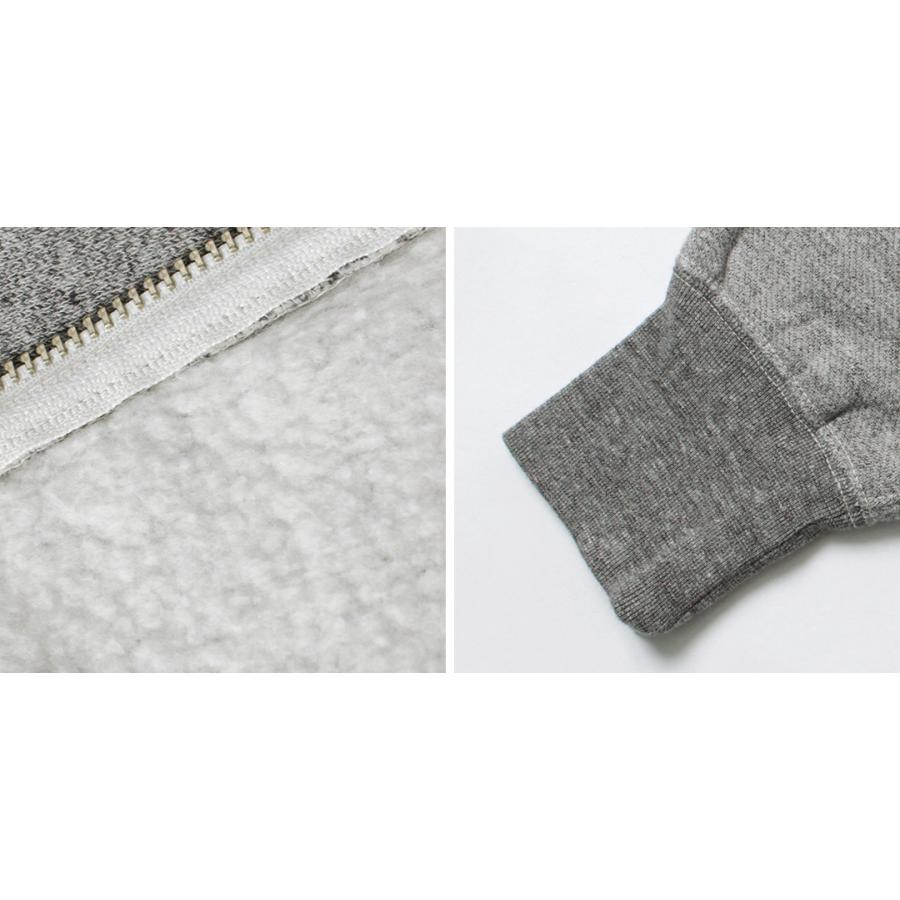 FILMELANGE（フィルメランジェ） シェリフ カンピオーネ裏毛 ジップアップパーカー / メンズ フード ジッパー 裏起毛 日本製 | FilMelange | 17