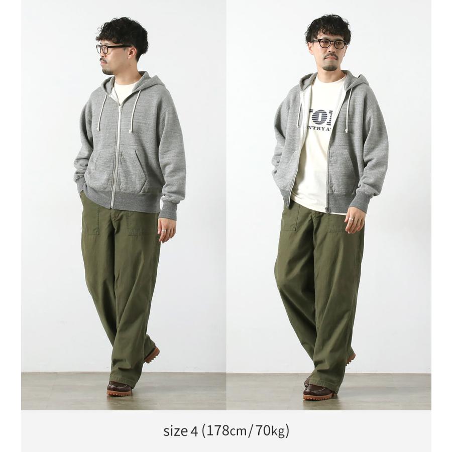 FILMELANGE（フィルメランジェ） シェリフ カンピオーネ裏毛 ジップアップパーカー / メンズ フード ジッパー 裏起毛 日本製 | FilMelange | 06