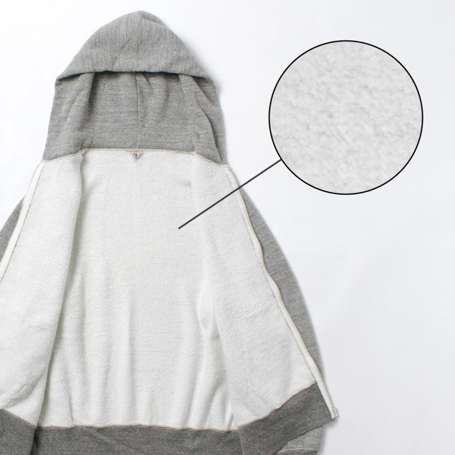 FILMELANGE（フィルメランジェ） シェリフ カンピオーネ裏毛 ジップアップパーカー / メンズ フード ジッパー 裏起毛 日本製 | FilMelange | 10