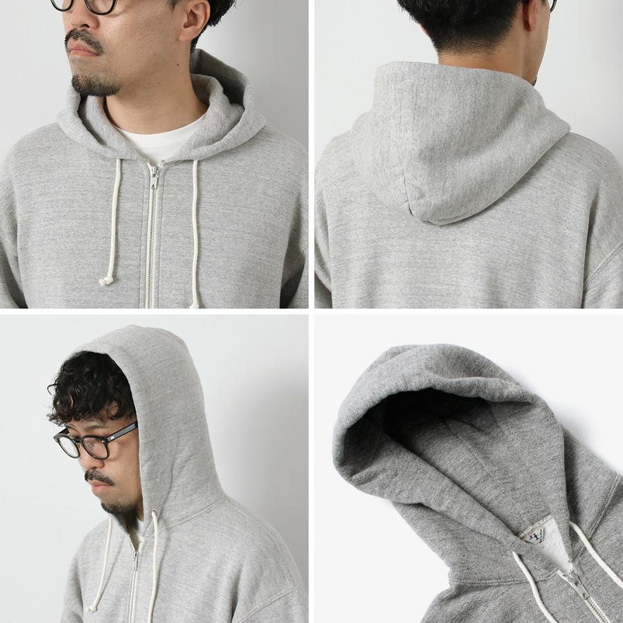 FILMELANGE（フィルメランジェ） シェリフ カンピオーネ裏毛 ジップアップパーカー / メンズ フード ジッパー 裏起毛 日本製 | FilMelange | 11