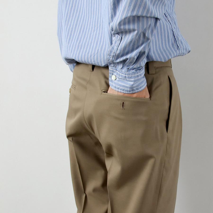 FANTASTICDAYS（ファンタスティックデイズ） ポリエステルウールツイル ワイド2プリーツスラックス / ボトムス 秋冬 メンズ | Fantastic Days | 12