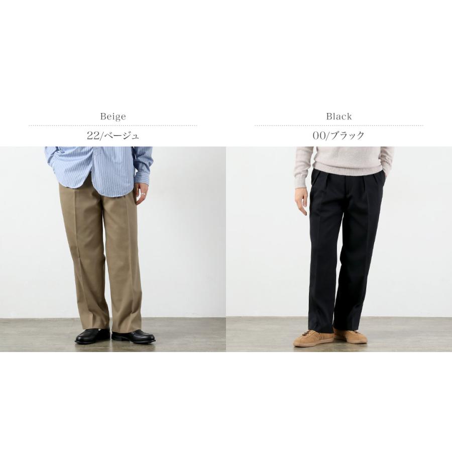 FANTASTICDAYS（ファンタスティックデイズ） ポリエステルウールツイル ワイド2プリーツスラックス / ボトムス 秋冬 メンズ | Fantastic Days | 03