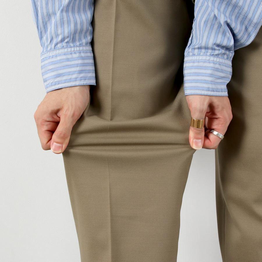 FANTASTICDAYS（ファンタスティックデイズ） ポリエステルウールツイル ワイド2プリーツスラックス / ボトムス 秋冬 メンズ | Fantastic Days | 09