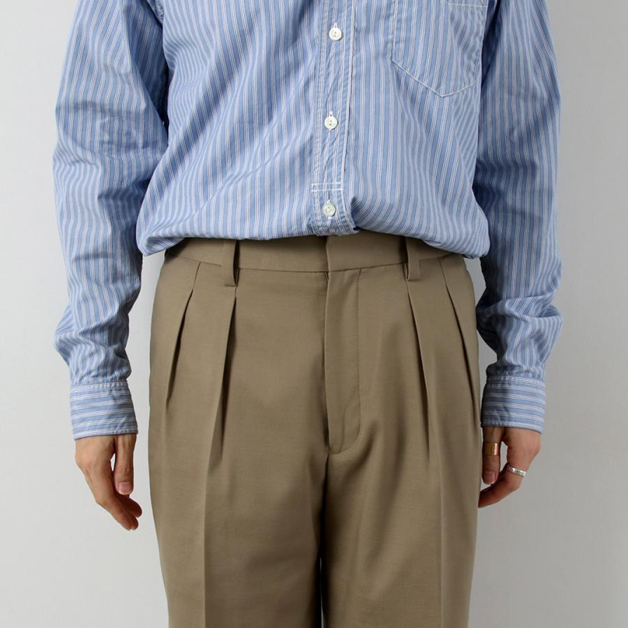 FANTASTICDAYS（ファンタスティックデイズ） ポリエステルウールツイル ワイド2プリーツスラックス / ボトムス 秋冬 メンズ | Fantastic Days | 10