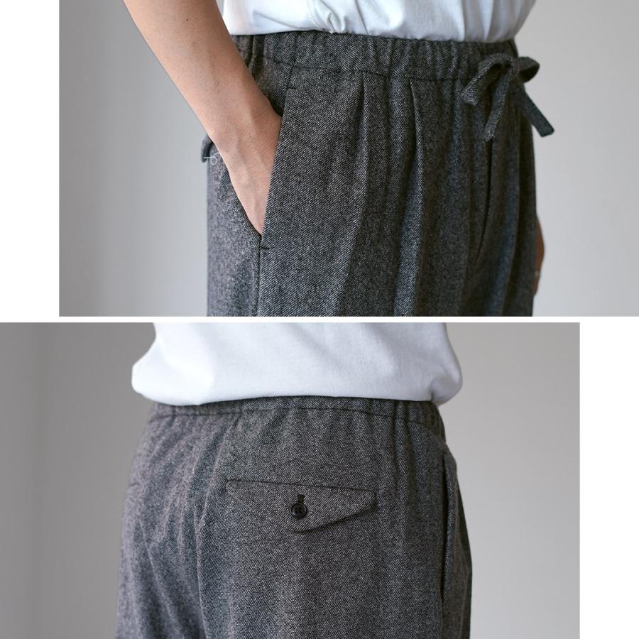 FANTASTICDAYS（ファンタスティックデイズ） リサイクルポリエステルウール ツイーディー イージーパンツ / ボトムス メンズ | Fantastic Days | 14