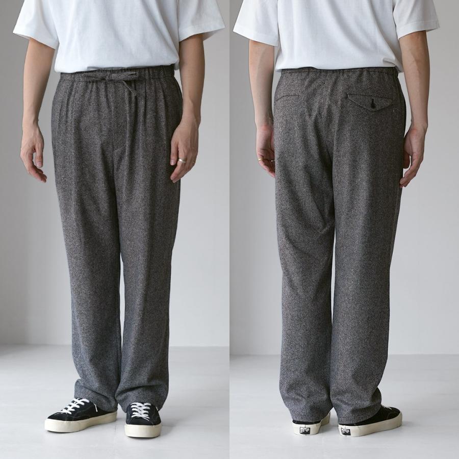 FANTASTICDAYS（ファンタスティックデイズ） リサイクルポリエステルウール ツイーディー イージーパンツ / ボトムス メンズ | Fantastic Days | 15