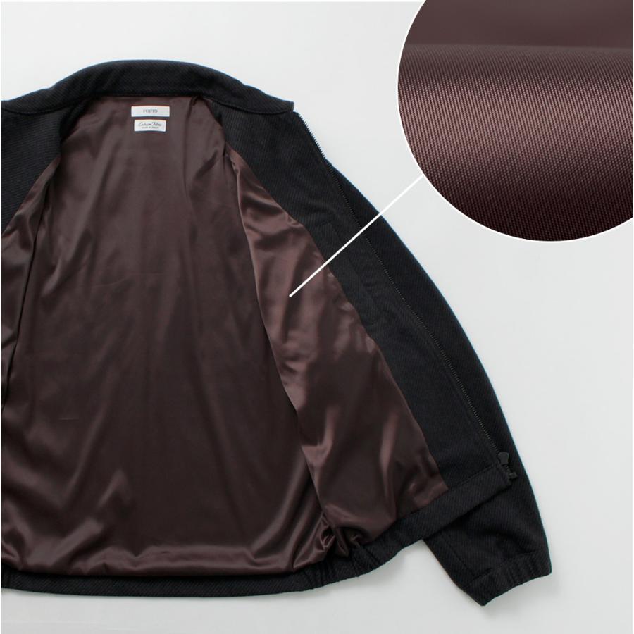 FUJITO（フジト） リサイクルウールツイル ジップアップブルゾン / メンズ 日本製 アウター Zip Up Blouson | FUJITO | 11