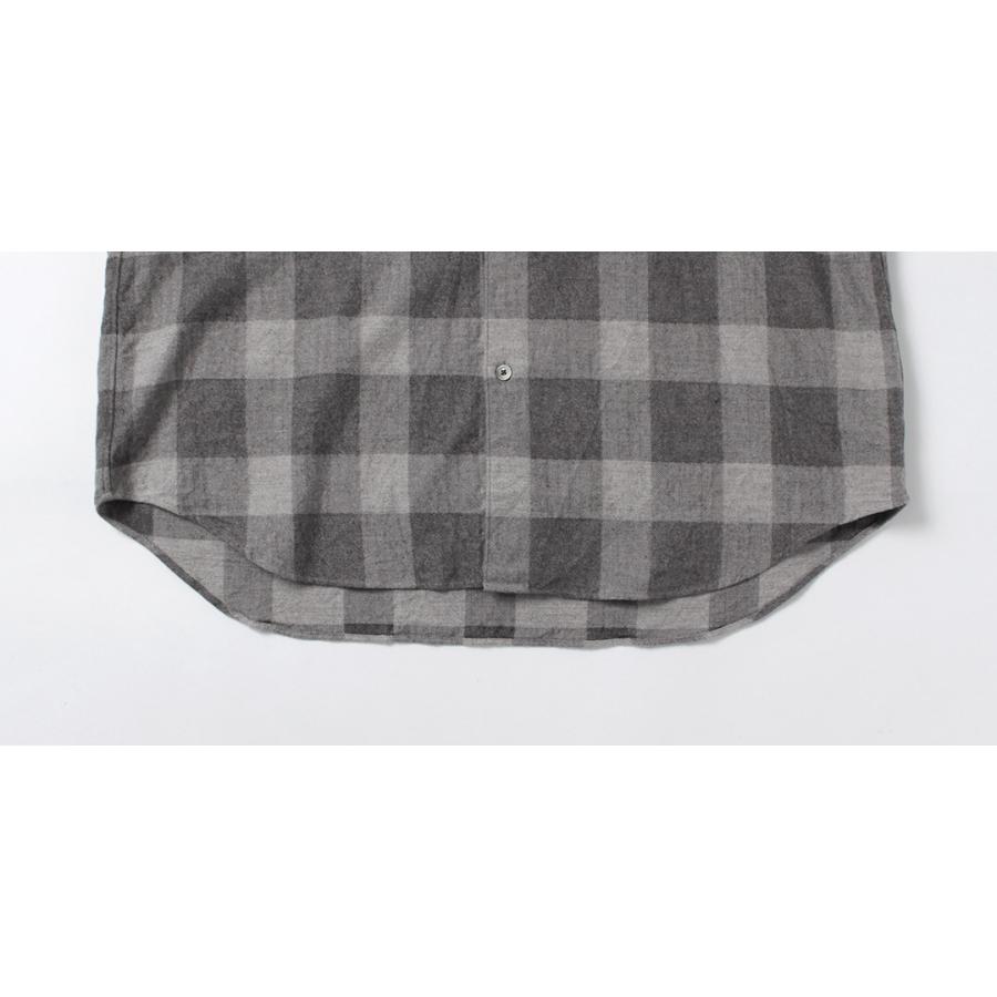 FUJITO（フジト） コットン ヤク ブロックチェック ビッグサイズシャツ / メンズ レギュラーカラー 柄シャツ オーバーサイズ | FUJITO | 16