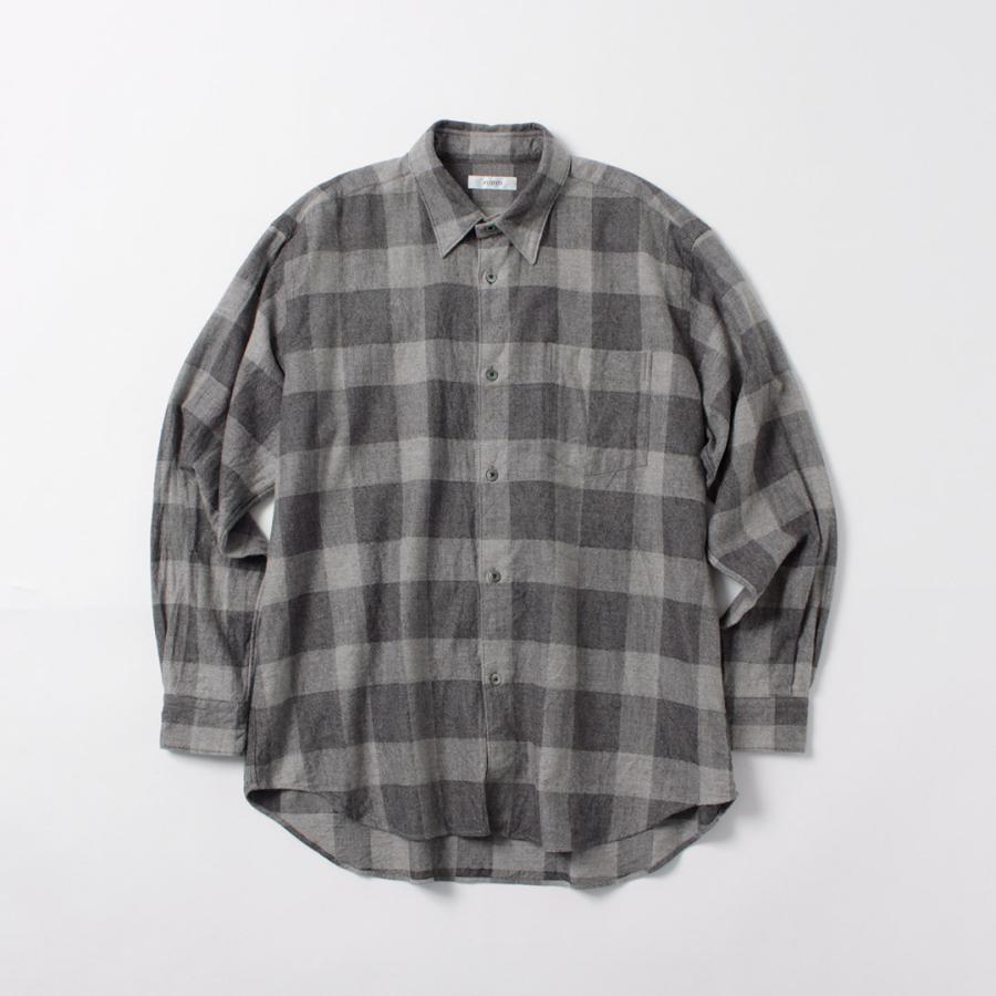FUJITO（フジト） コットン ヤク ブロックチェック ビッグサイズシャツ / メンズ レギュラーカラー 柄シャツ オーバーサイズ | FUJITO | 04