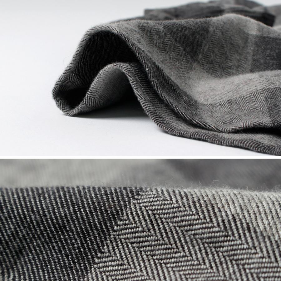 FUJITO（フジト） コットン ヤク ブロックチェック ビッグサイズシャツ / メンズ レギュラーカラー 柄シャツ オーバーサイズ | FUJITO | 07