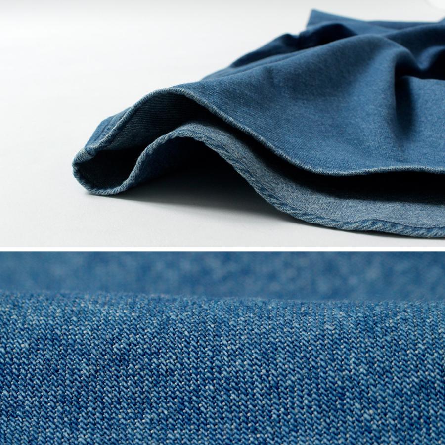 FUJITO（フジト） 8ozデニム ビッグサイズシャツ / レギュラーカラー オーバーシルエット 綿 コットン 日本製 B/S Shirt | FUJITO | 05