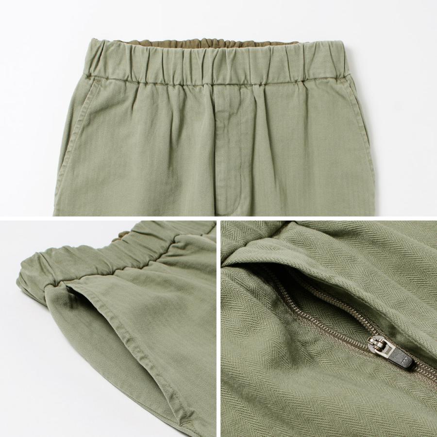 FUJITO（フジト） ヘリンボーンツイル イージーパンツ / テーパード メンズ ボトムス ウエストゴム 日本製 Easy Pants | FUJITO | 14
