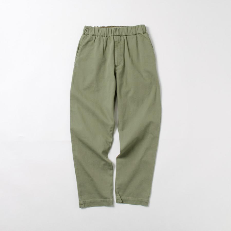 FUJITO（フジト） ヘリンボーンツイル イージーパンツ / テーパード メンズ ボトムス ウエストゴム 日本製 Easy Pants | FUJITO | 04