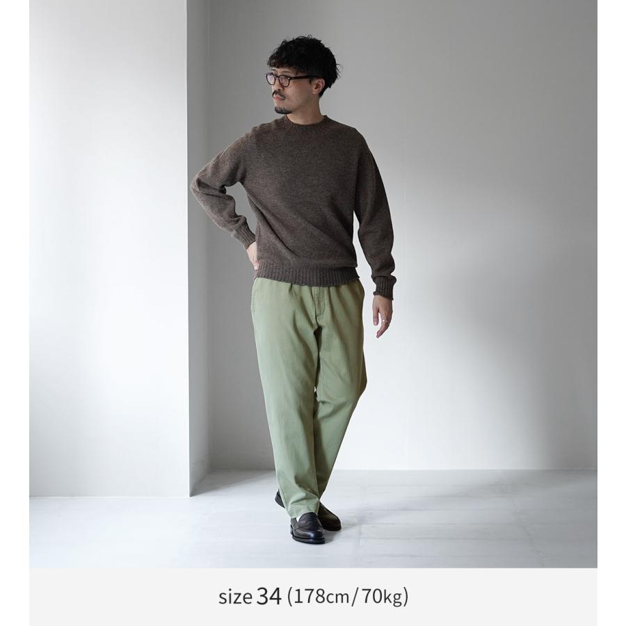 FUJITO（フジト） ヘリンボーンツイル イージーパンツ / テーパード メンズ ボトムス ウエストゴム 日本製 Easy Pants | FUJITO | 05