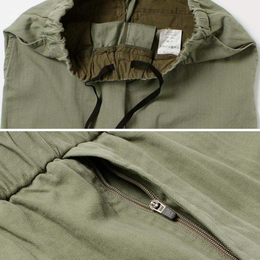 FUJITO（フジト） ヘリンボーンツイル イージーパンツ / テーパード メンズ ボトムス ウエストゴム 日本製 Easy Pants | FUJITO | 10