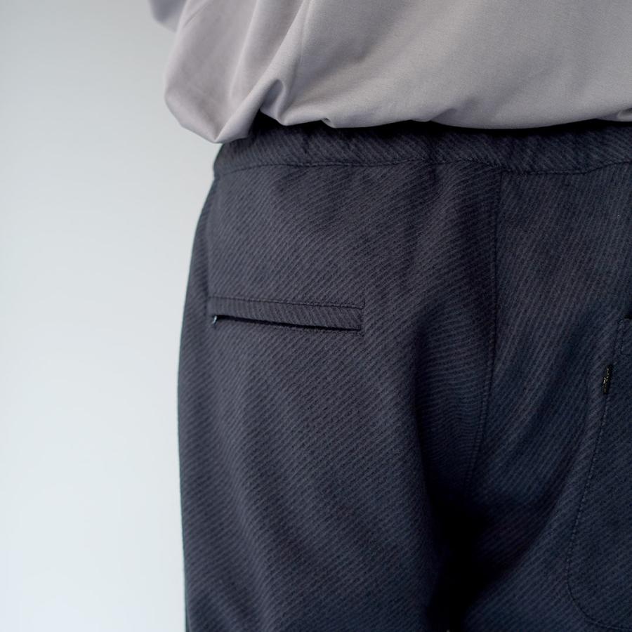 FUJITO（フジト） リサイクルウールツイル ナウン ベルトレスパンツ / メンズ ボトムス イージーパンツ ウエストゴム 総ゴム | FUJITO | 13