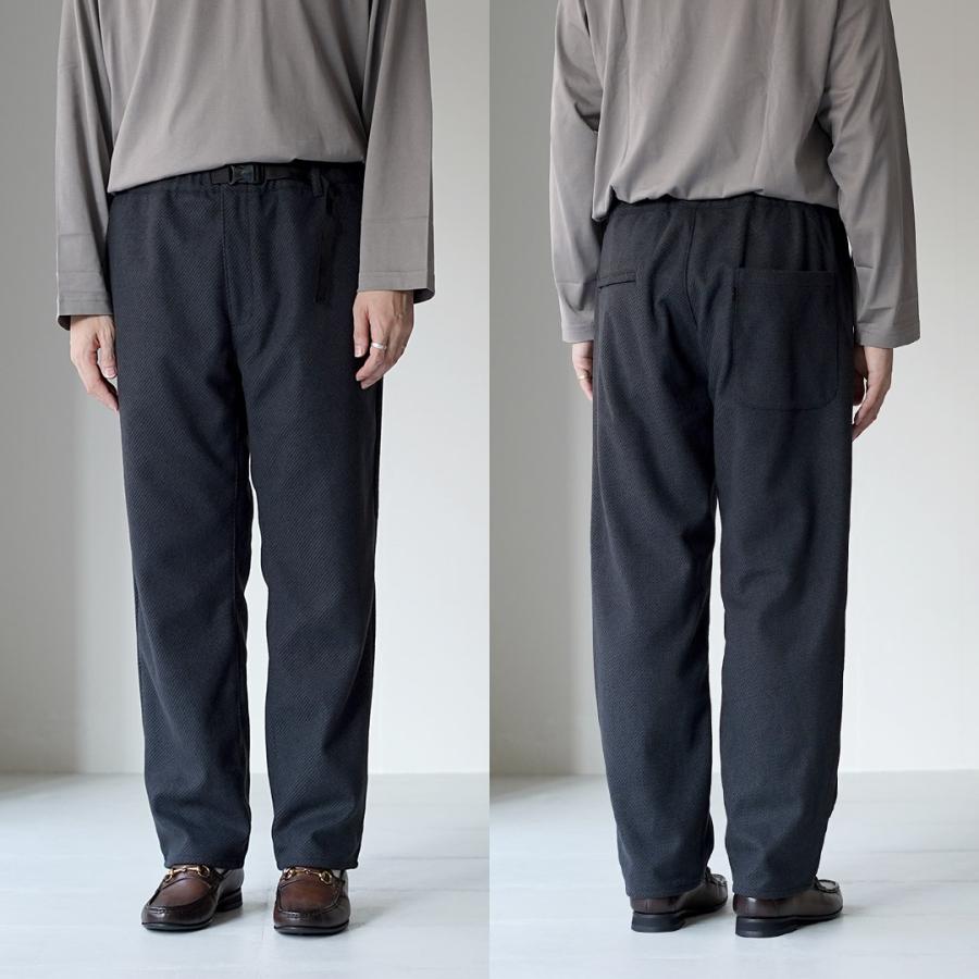 FUJITO（フジト） リサイクルウールツイル ナウン ベルトレスパンツ / メンズ ボトムス イージーパンツ ウエストゴム 総ゴム | FUJITO | 14