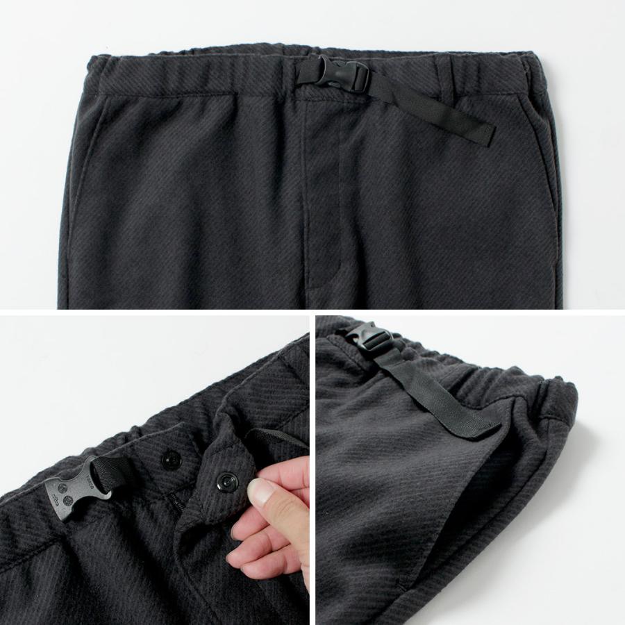 FUJITO（フジト） リサイクルウールツイル ナウン ベルトレスパンツ / メンズ ボトムス イージーパンツ ウエストゴム 総ゴム | FUJITO | 15