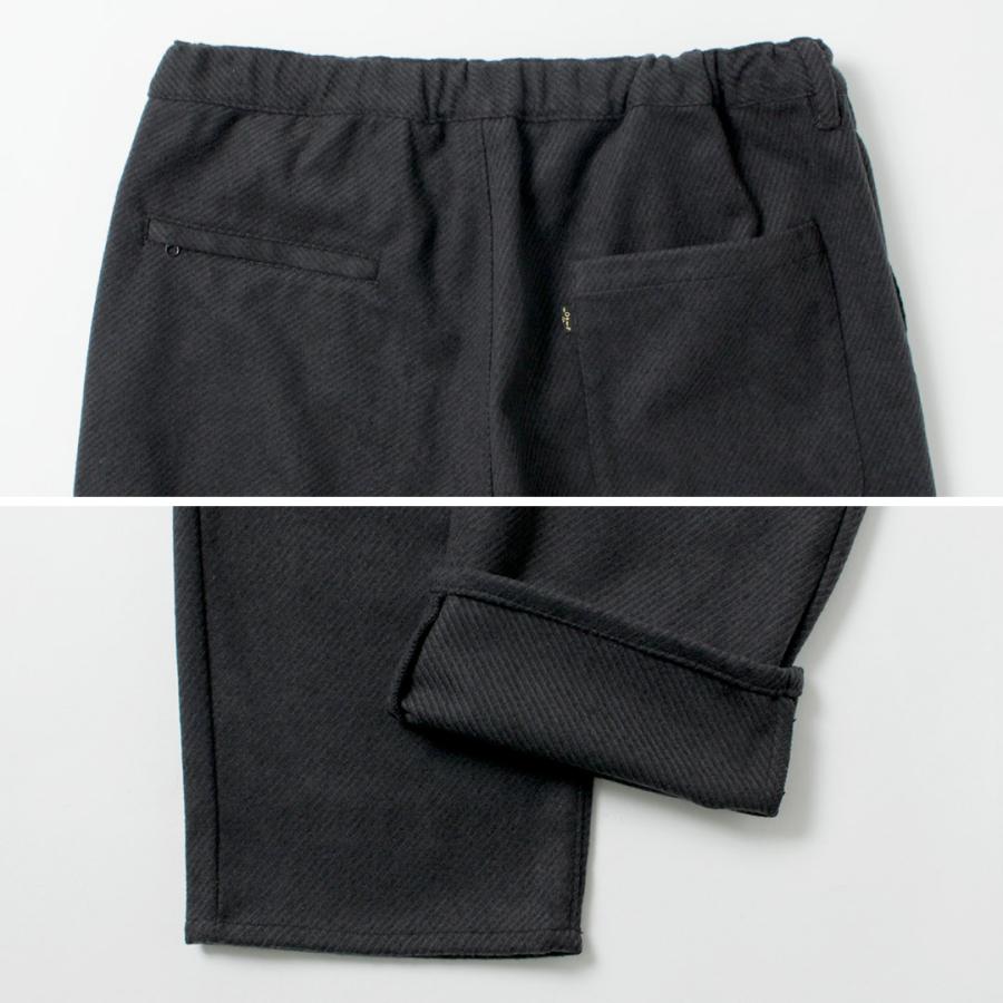 FUJITO（フジト） リサイクルウールツイル ナウン ベルトレスパンツ / メンズ ボトムス イージーパンツ ウエストゴム 総ゴム | FUJITO | 16