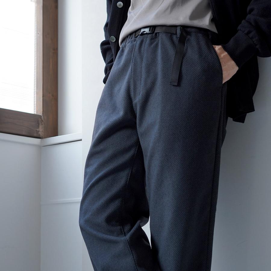 FUJITO（フジト） リサイクルウールツイル ナウン ベルトレスパンツ / メンズ ボトムス イージーパンツ ウエストゴム 総ゴム | FUJITO | 08