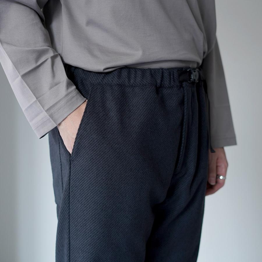 FUJITO（フジト） リサイクルウールツイル ナウン ベルトレスパンツ / メンズ ボトムス イージーパンツ ウエストゴム 総ゴム | FUJITO | 11
