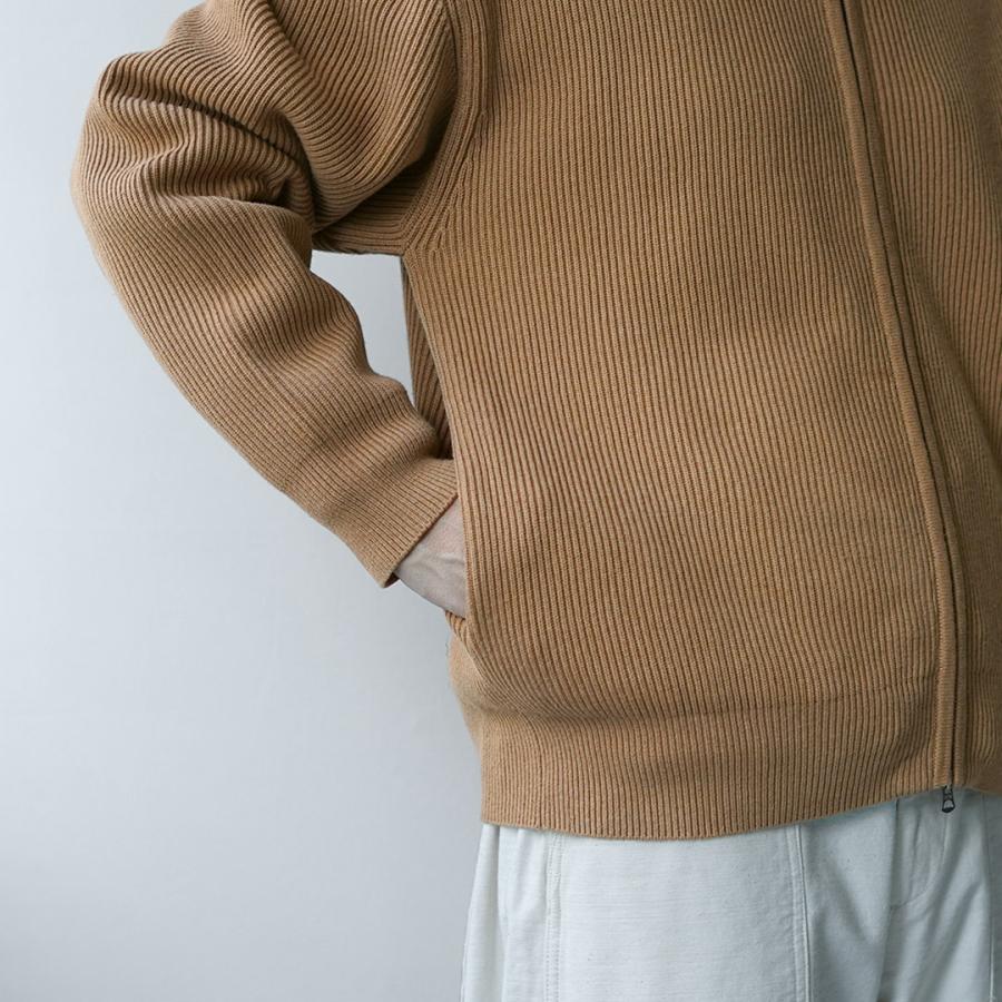 UNDYED（アンダイド） あぜ編み ドライバーズニット オーガニックコットン / メンズ 長袖 ハイネック | UNDYED | 13