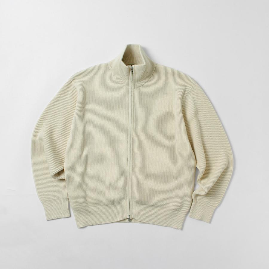 UNDYED（アンダイド） あぜ編み ドライバーズニット オーガニックコットン / メンズ 長袖 ハイネック | UNDYED | 05