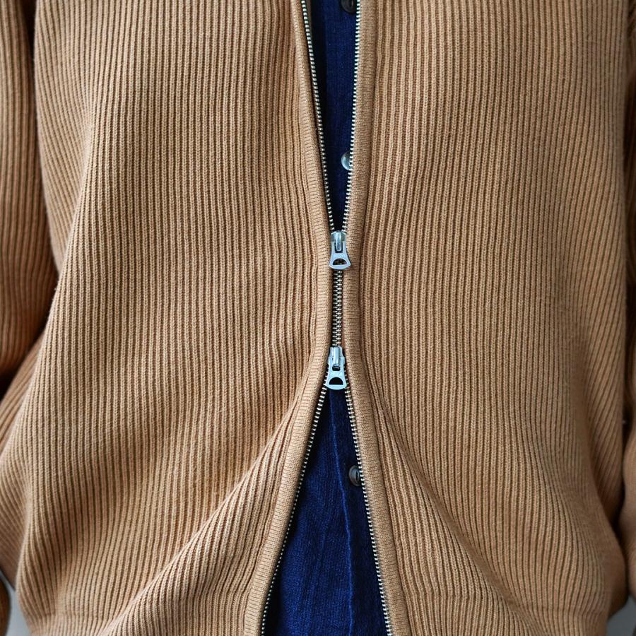 UNDYED（アンダイド） あぜ編み ドライバーズニット オーガニックコットン / メンズ 長袖 ハイネック | UNDYED | 11