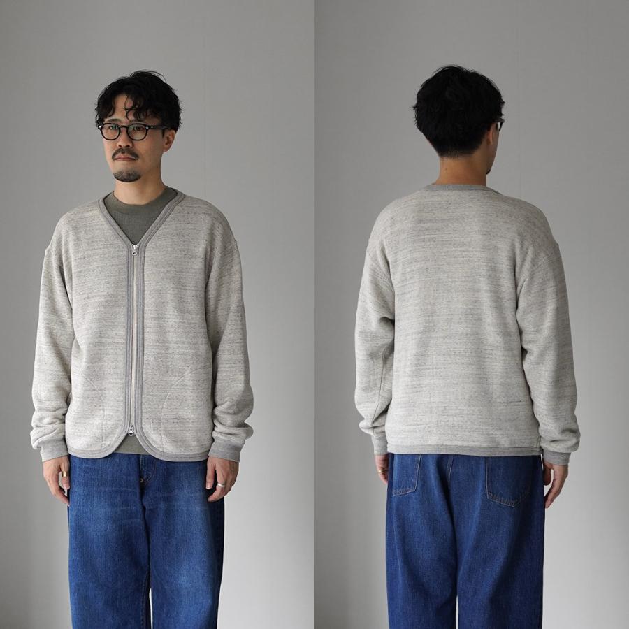UNDYED（アンダイド）スウェット ジップカーディガン オーガニックコットン / メンズ 長袖 日本製 カットソー | UNDYED | 14