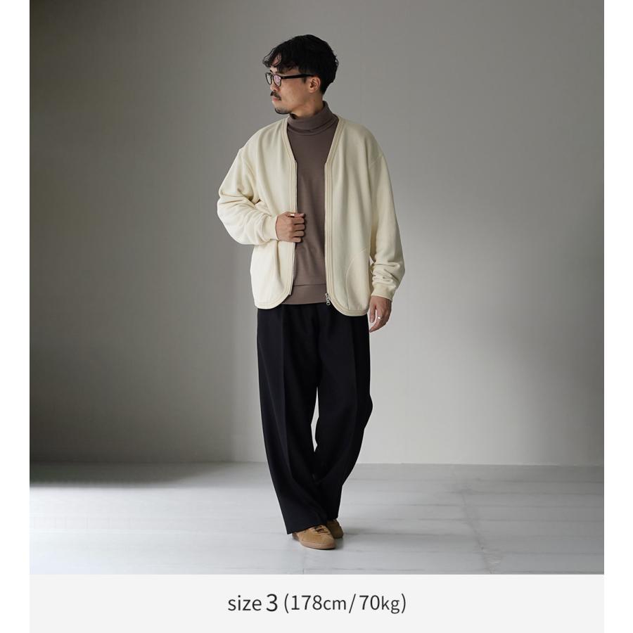 UNDYED（アンダイド）スウェット ジップカーディガン オーガニックコットン / メンズ 長袖 日本製 カットソー | UNDYED | 06