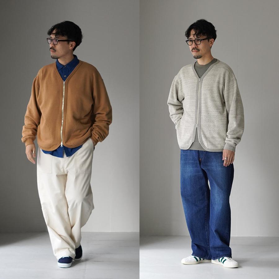 UNDYED（アンダイド）スウェット ジップカーディガン オーガニックコットン / メンズ 長袖 日本製 カットソー | UNDYED | 07