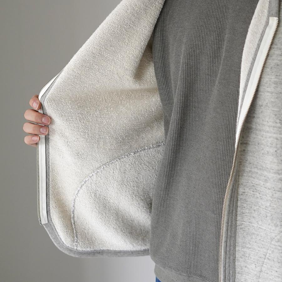 UNDYED（アンダイド）スウェット ジップカーディガン オーガニックコットン / メンズ 長袖 日本製 カットソー | UNDYED | 10