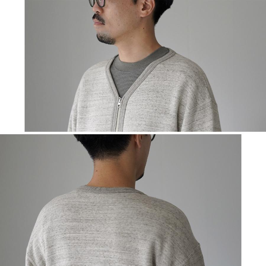 UNDYED（アンダイド）スウェット ジップカーディガン オーガニックコットン / メンズ 長袖 日本製 カットソー | UNDYED | 11