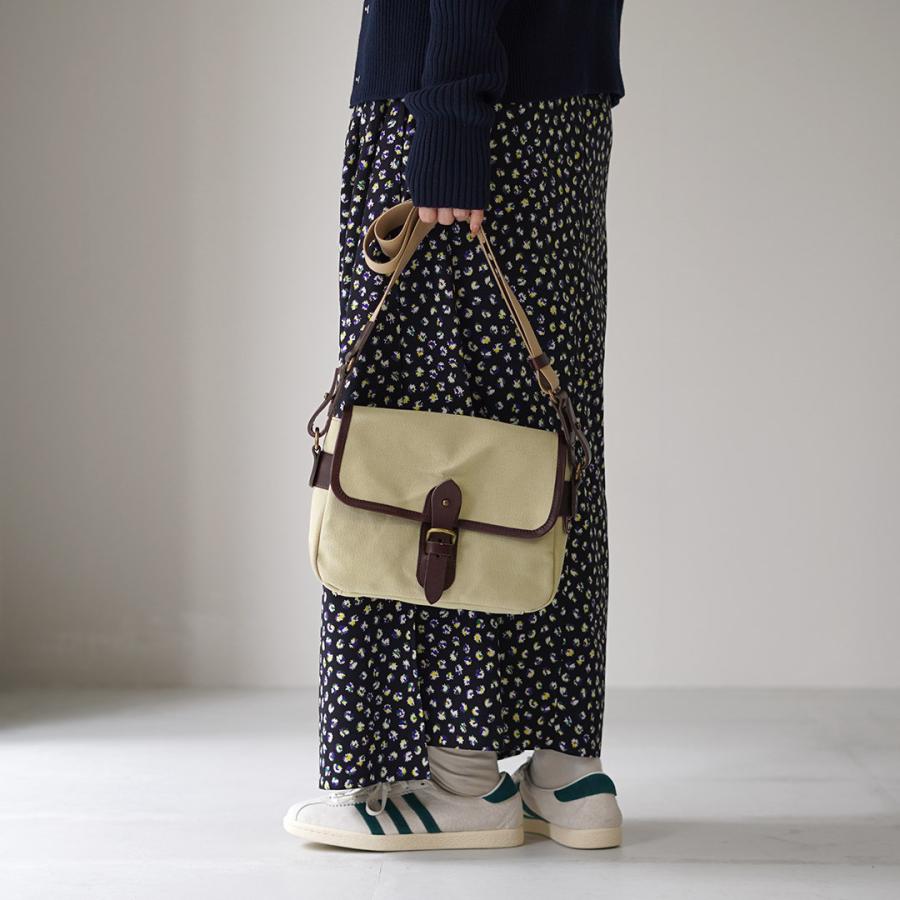 GRIPS × ROCOCO（グリップス × ロココ） 別注 パラフィン サッチェルバッグ M / 帆布 本革 ショルダーバッグ 撥水 | grips | 15