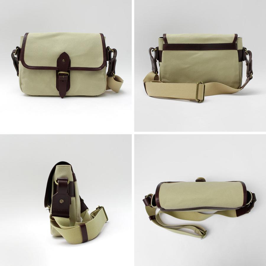 GRIPS × ROCOCO（グリップス × ロココ） 別注 パラフィン サッチェルバッグ M / 帆布 本革 ショルダーバッグ 撥水 | grips | 17