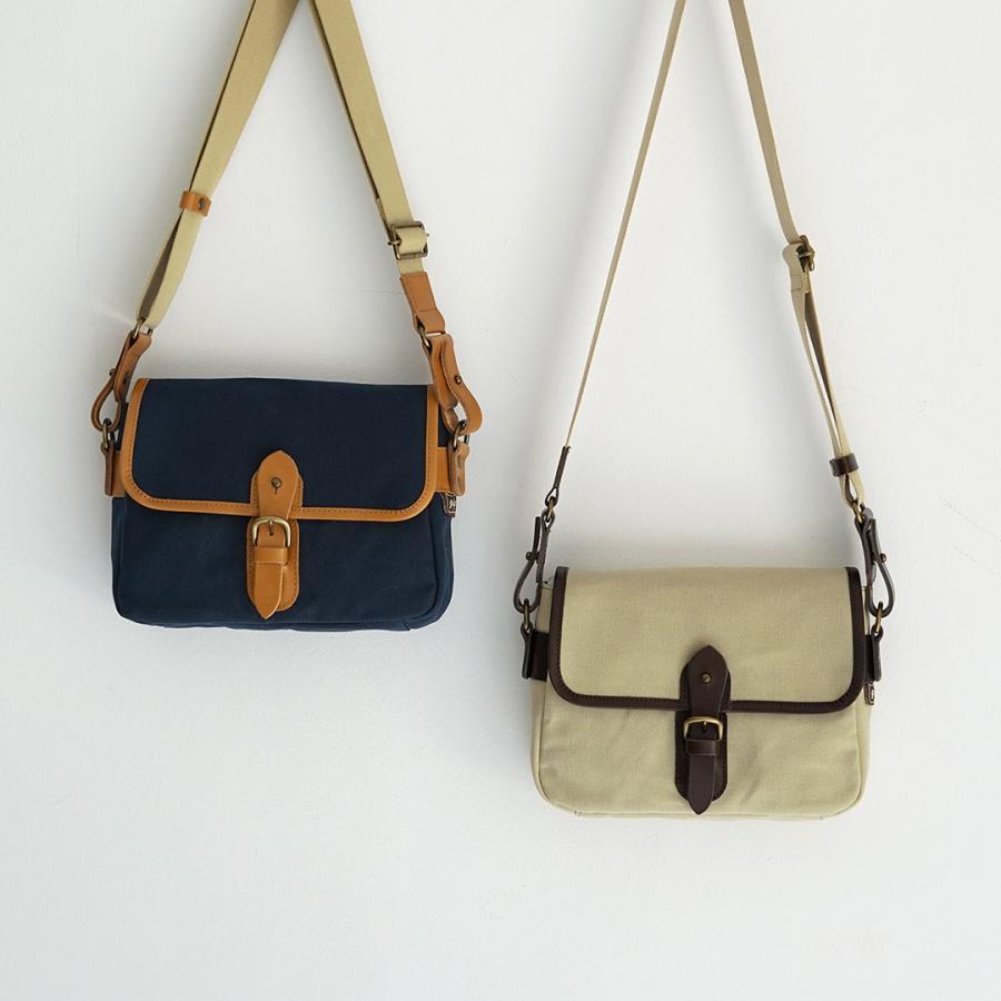 GRIPS × ROCOCO（グリップス × ロココ） 別注 パラフィン サッチェルバッグ M / 帆布 本革 ショルダーバッグ 撥水 | grips | 04
