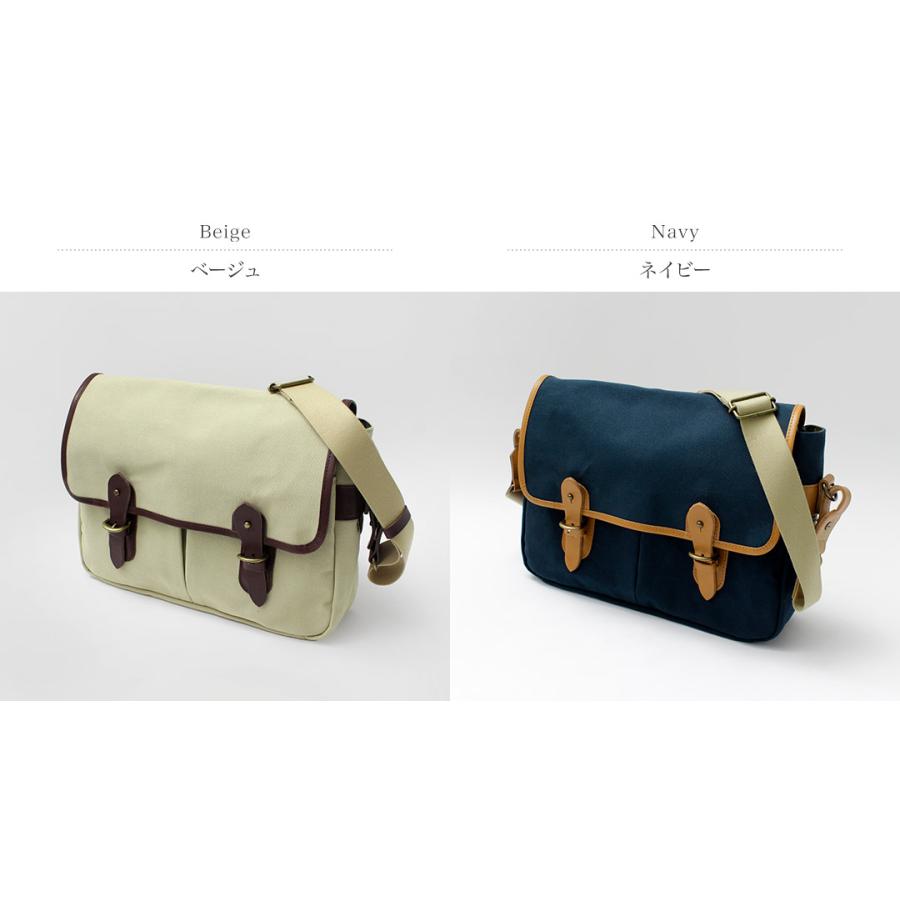 GRIPS × ROCOCO（グリップス × ロココ） 別注 パラフィン サッチェルバッグ L / 帆布 本革 ショルダーバッグ A4サイズ 撥水 | grips | 03