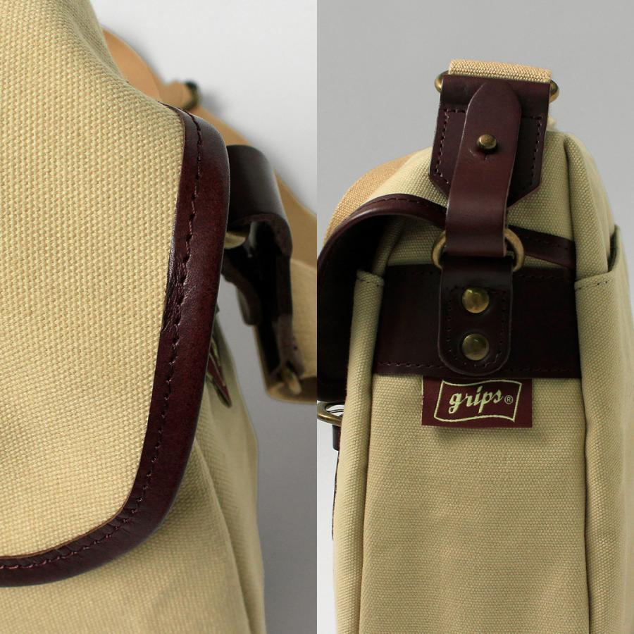 GRIPS × ROCOCO（グリップス × ロココ） 別注 パラフィン サッチェルバッグ2 L 日本製 ショルダーバッグ | grips | 09