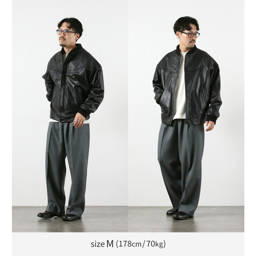 TOWNCRAFT（タウンクラフト） レザー ダービージャケット / メンズ ブルゾン 羊革 本革 シープスキン | TOWNCRAFT | 03