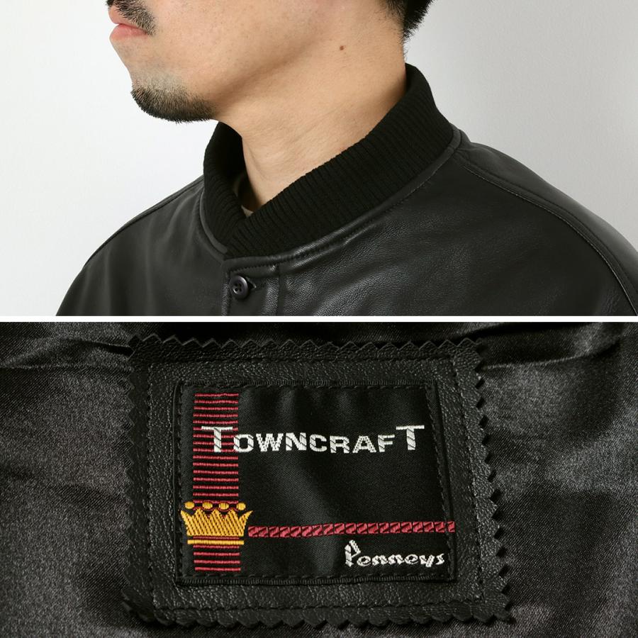 TOWNCRAFT（タウンクラフト） レザー ダービージャケット / メンズ ブルゾン 羊革 本革 シープスキン | TOWNCRAFT | 08