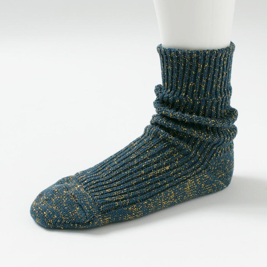 DECKA QUALITY SOCKS（デカ） ヘビーウエイト グリッター リブソックス / メンズ 靴下 日本製 SHOWATABE | decka Quality socks | 09