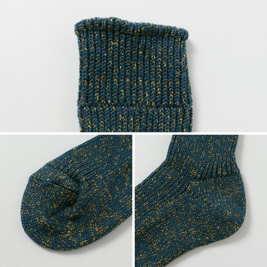 DECKA QUALITY SOCKS（デカ） ヘビーウエイト グリッター リブソックス / メンズ 靴下 日本製 SHOWATABE | decka Quality socks | 10